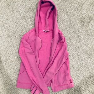 Hardtail hooded zip up sweatshirt